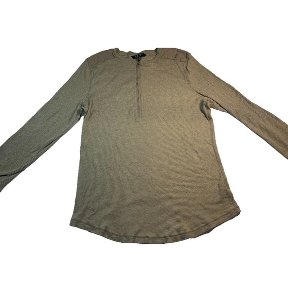 Lauren Ralph Lauren Sweaters - Lauren Ralph Lauren 1/4 Zip Sweater Womens Size lX Brown Long Sleeve‎ Shirt- EUC